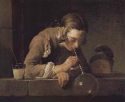 Blowing bubbles juvenile Jean Baptiste Simeon Chardin